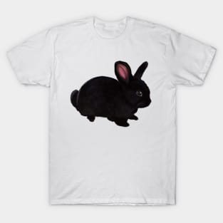 bunny rabbit - cute  ebony  dwarf mini lop bunny rabbit T-Shirt